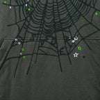 Sp5der Wait Web Hoodie Slate Grey