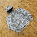 Mertra Patchwork Plaid Jacket - Grey Camo