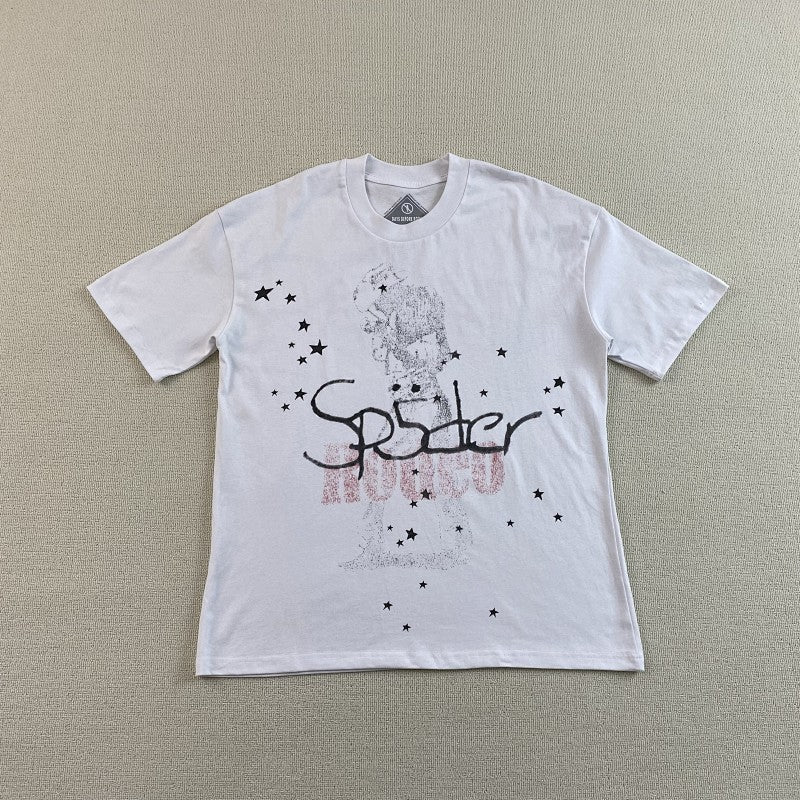 Travis Scott Cactus Jackx Sp5der Days Before Rodeo II Tee White