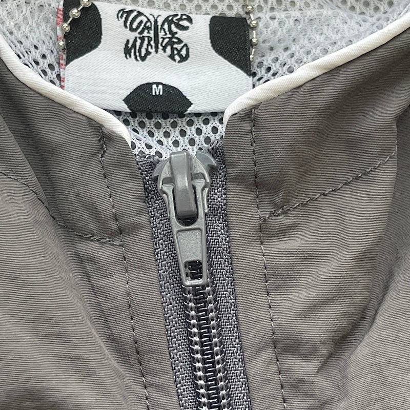 Mertra Layered Mesh Jersey - Dark Grey