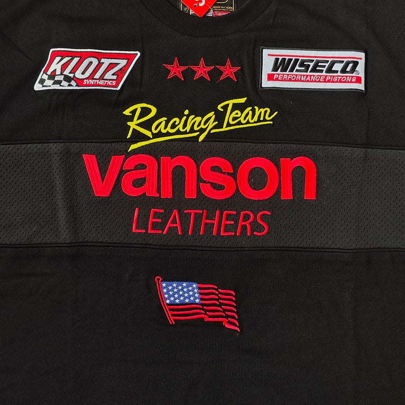 Vanson Leathers Racing Team Jersey - Black