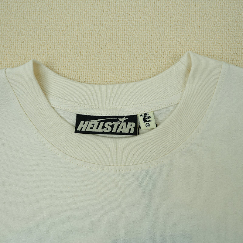 Hellstar Beat Us! T-Shirt White/Blue