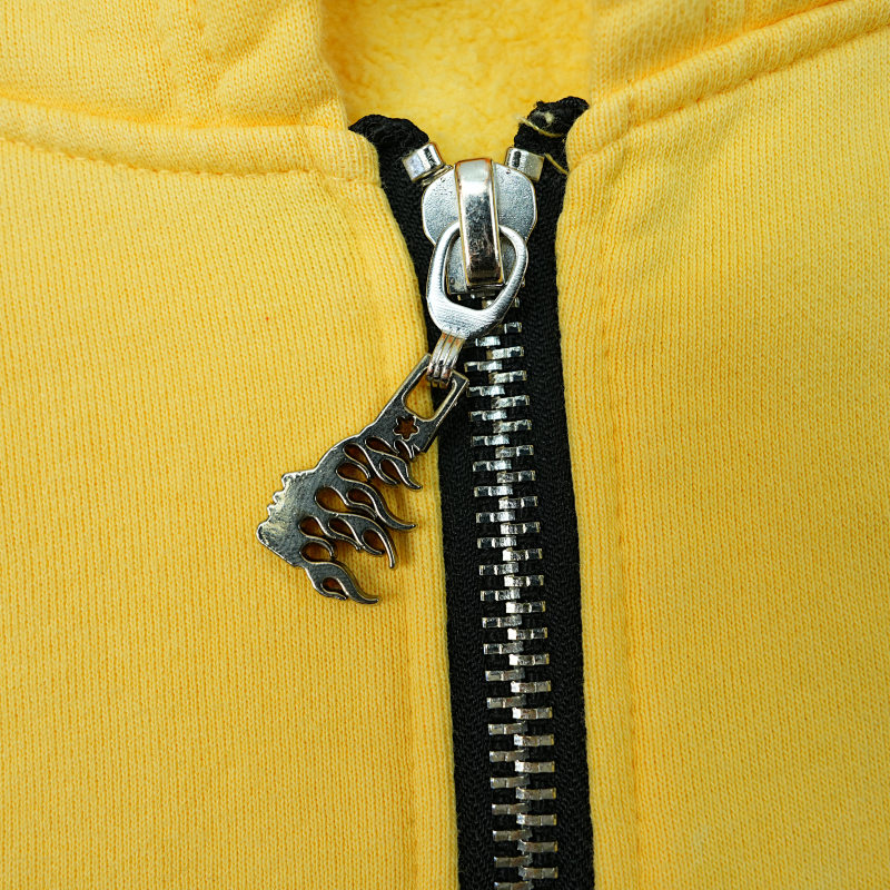 Hellstar Sports Zip-Up Sweatshirtyellow