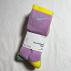 Nike Everyday Plus Crew Socks - Cream/Purple