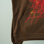Sp5der Web Hoodie Brown
