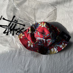 St Floral Print Bucket Hat