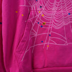 Sp5der P*NK Hoodie Pink