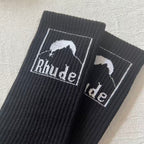 Rhude Mountain Graphic Crew Socks