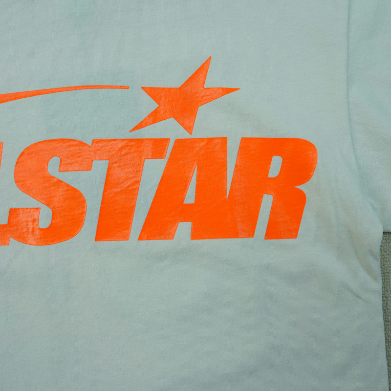 Hellstar Classic T-Shirt (Regular Print) White/Orange
