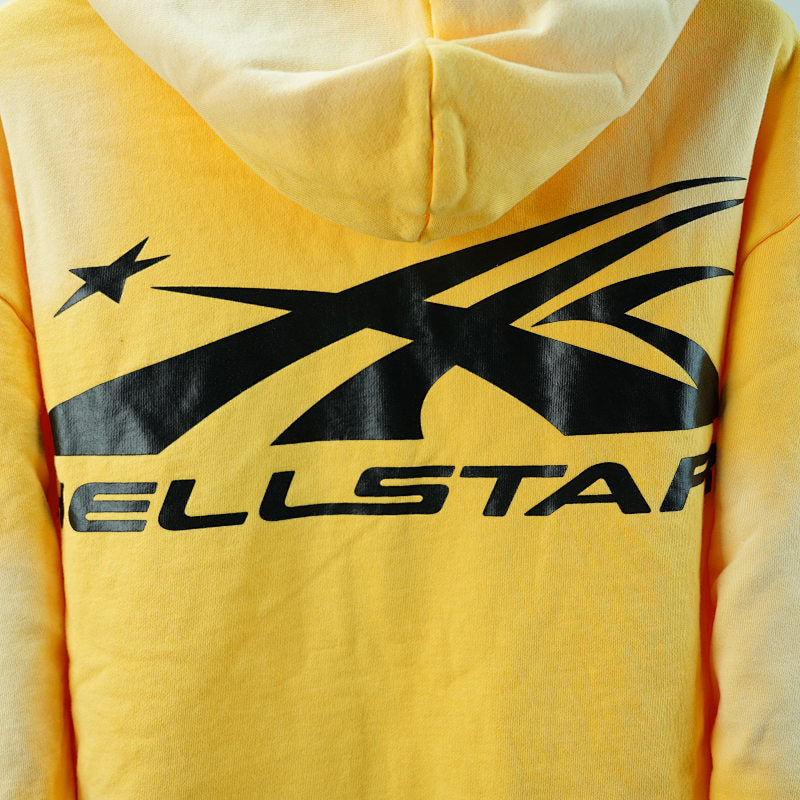 Hellstar Sports Zip-Up Sweatshirtyellow