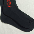 Balenciaga Crew Socks - Black/Red