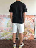 Black White Small Logo Burberry T-Shirt