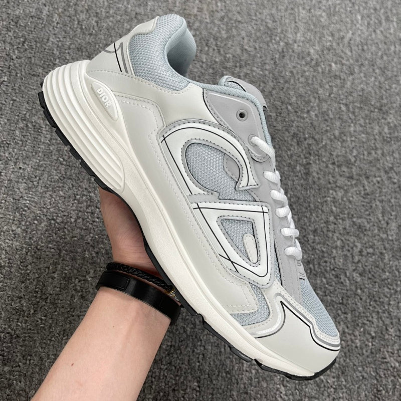Dior B30 Sneaker — Grey Black White