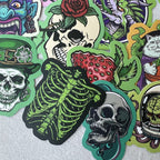 Horror Skull Zombie Cannabis Themed Sticker Pack