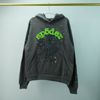 Sp5der Wait Web Hoodie Slate Grey