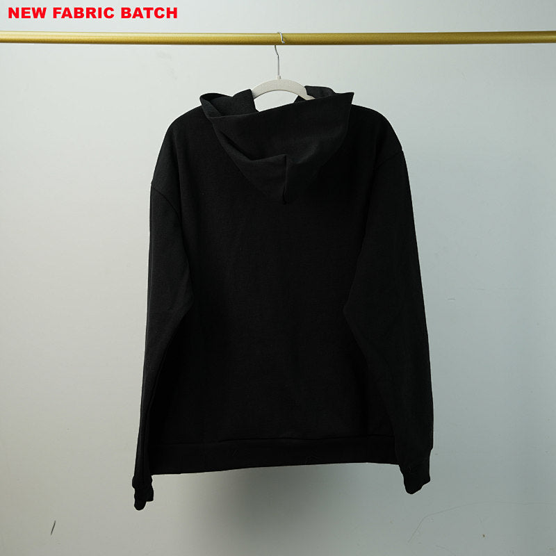 Sp5Der Rhinestone Logo Hoodie Black