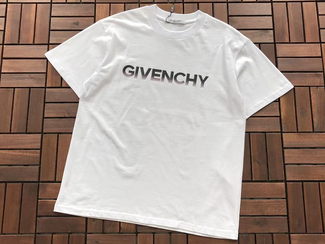 White Front Logo Givenchy T-Shirt