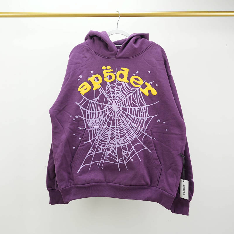 Sp5Der Star Og Web V2 Hoodie Purple