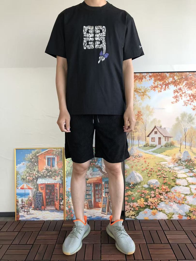 Black White Logo Givenchy T-Shirt
