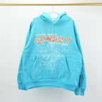 Sp5Der Punk V2 Hoodie Cyan