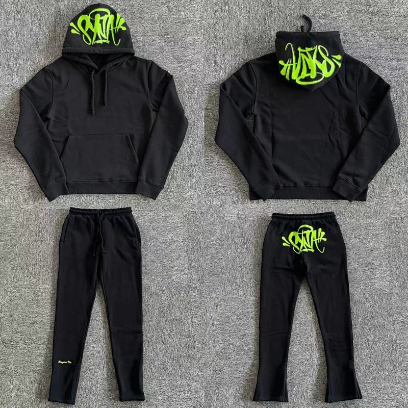 Syna-World Tracksuit - Black-Green