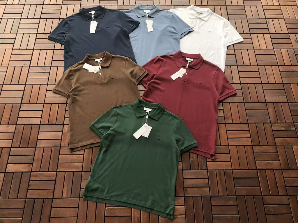 Lacoste Garment-Dyed Tonal Logo Polo Shirt