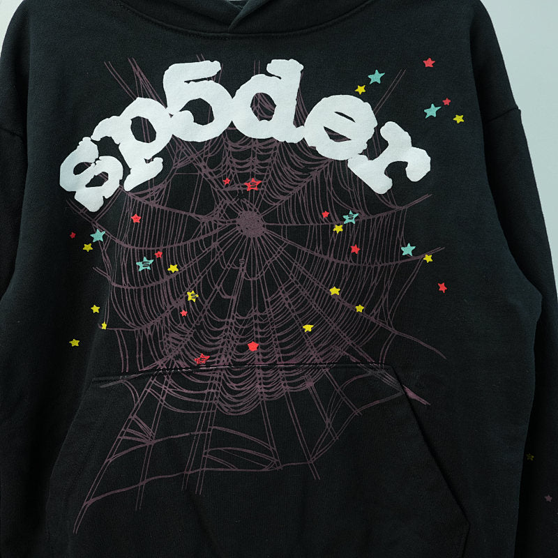 Sp5der Hoodie Black