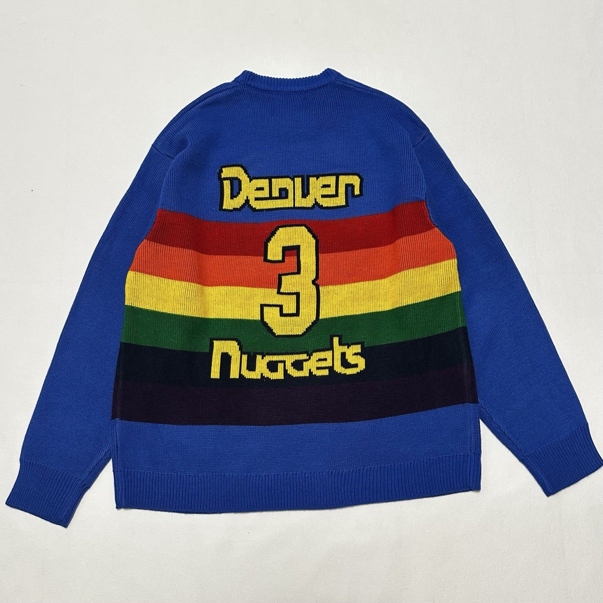 Supreme Denver Nuggets Rainbow Knit Sweater