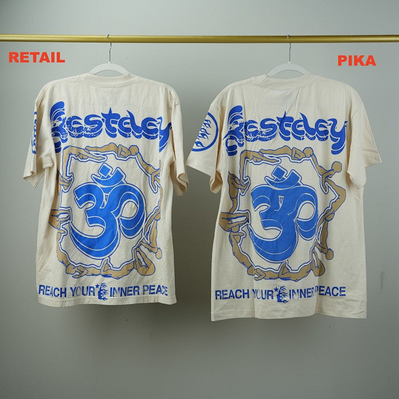 Hellstar Yoga T-Shirt Cream