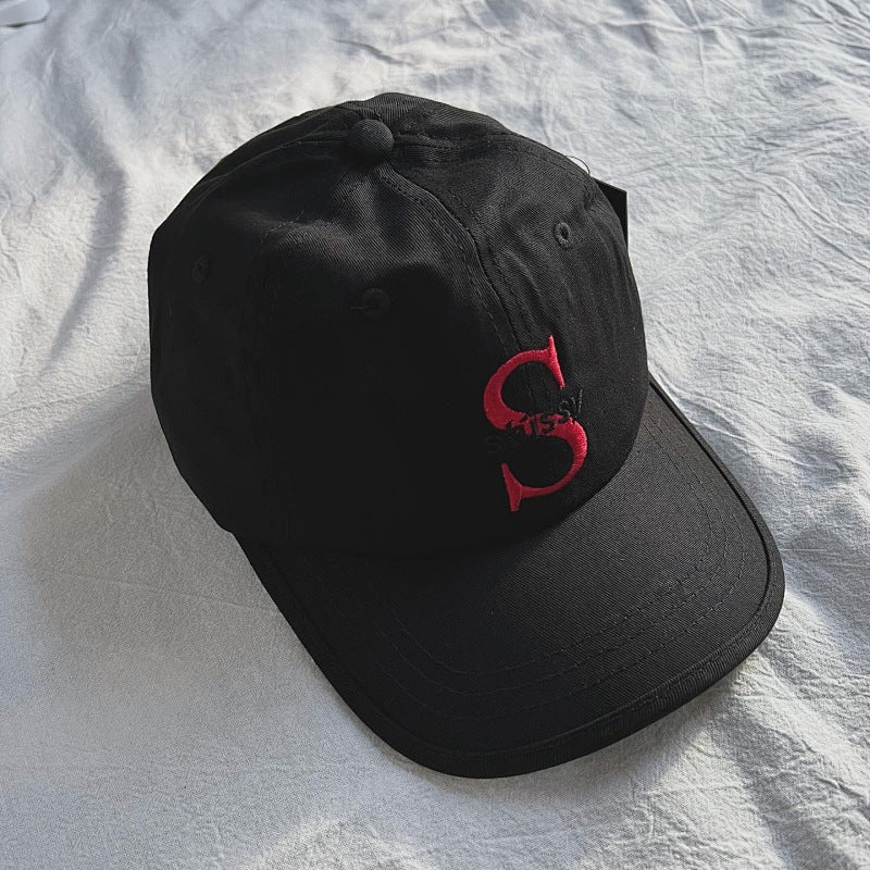 Premium Hat - Black/Red