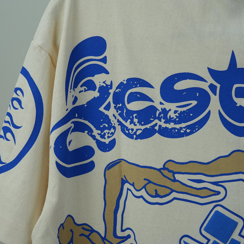 Hellstar Yoga T-Shirt Cream