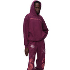 Sp5Der Nocturnal Highway Hoodie Dark Purple