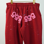 Sp5Der Worldwide Red Angel Number 555 Sweatpants