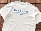 White Paris Logo Givenchy T-Shirt
