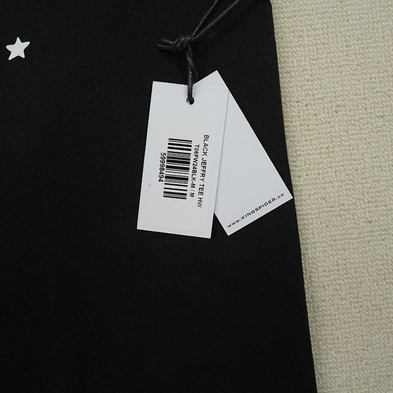 Sp5Der Jeffery Heavyweight Tee Black