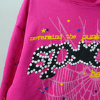Sp5der P*NK V2 Hoodie Pink