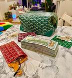 Patterned Toiletry Bag and Accessories Set