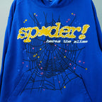 Sp5der TC Hoodie Blue