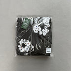 Rhinestone Cotton Wreath Zip Hoodie