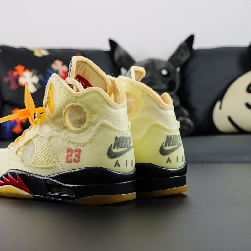 Air Jordan 5 Retro x Off-White Sail