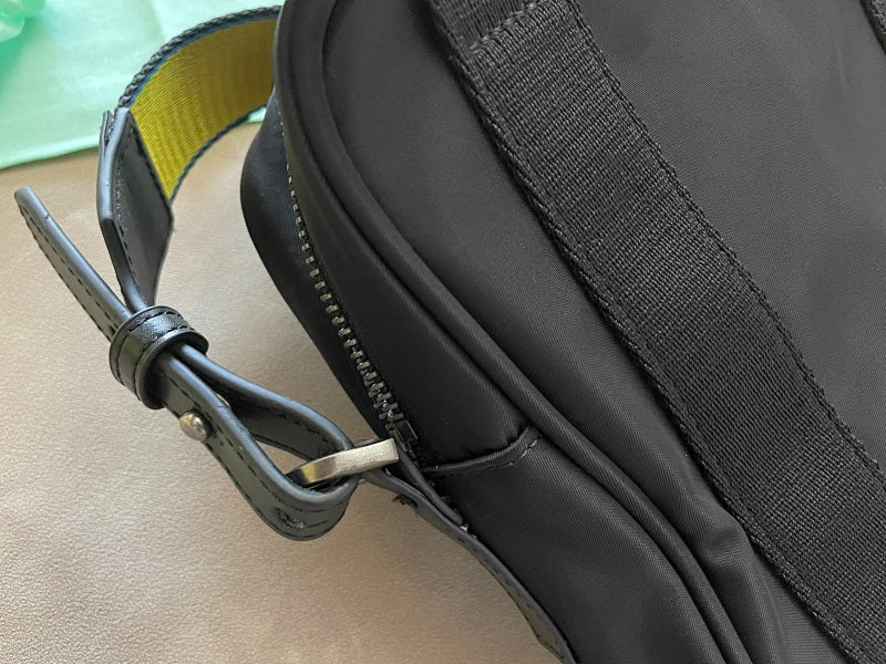 Off-White Crossbody/Camera Bag - Black/White/Yellow