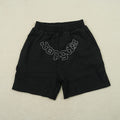 Sp5Der Og Logo Embroidered Sweatshort Black