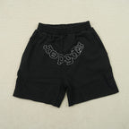 Sp5Der Og Logo Embroidered Sweatshort Black