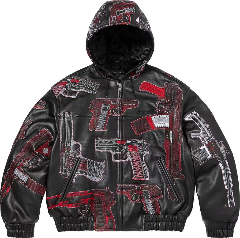 Supreme Diagram Print Hooded Jacket