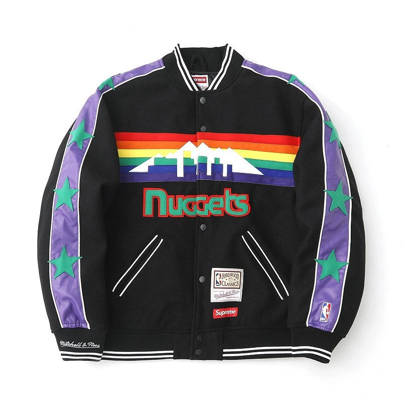 Supreme Basketball Graphic Varsity Jacket