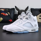 Nike Air Jordan 5 Retro - White/Silver