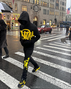 Syna-World Tracksuit - Black-Yellow