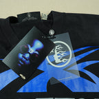 Hellstar Gel Sport Logo (Black/Blue) Tshirt Black/Blue