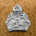 Mertra Serpentine Zip Hoodie - Light Grey