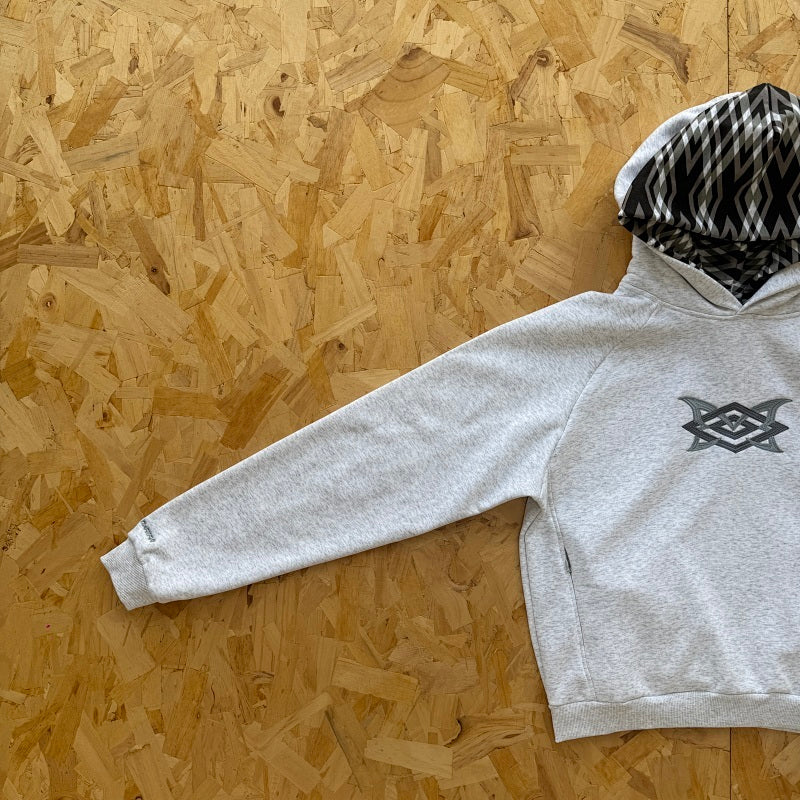 Mertra x Umbro Double Hoodie - Grey